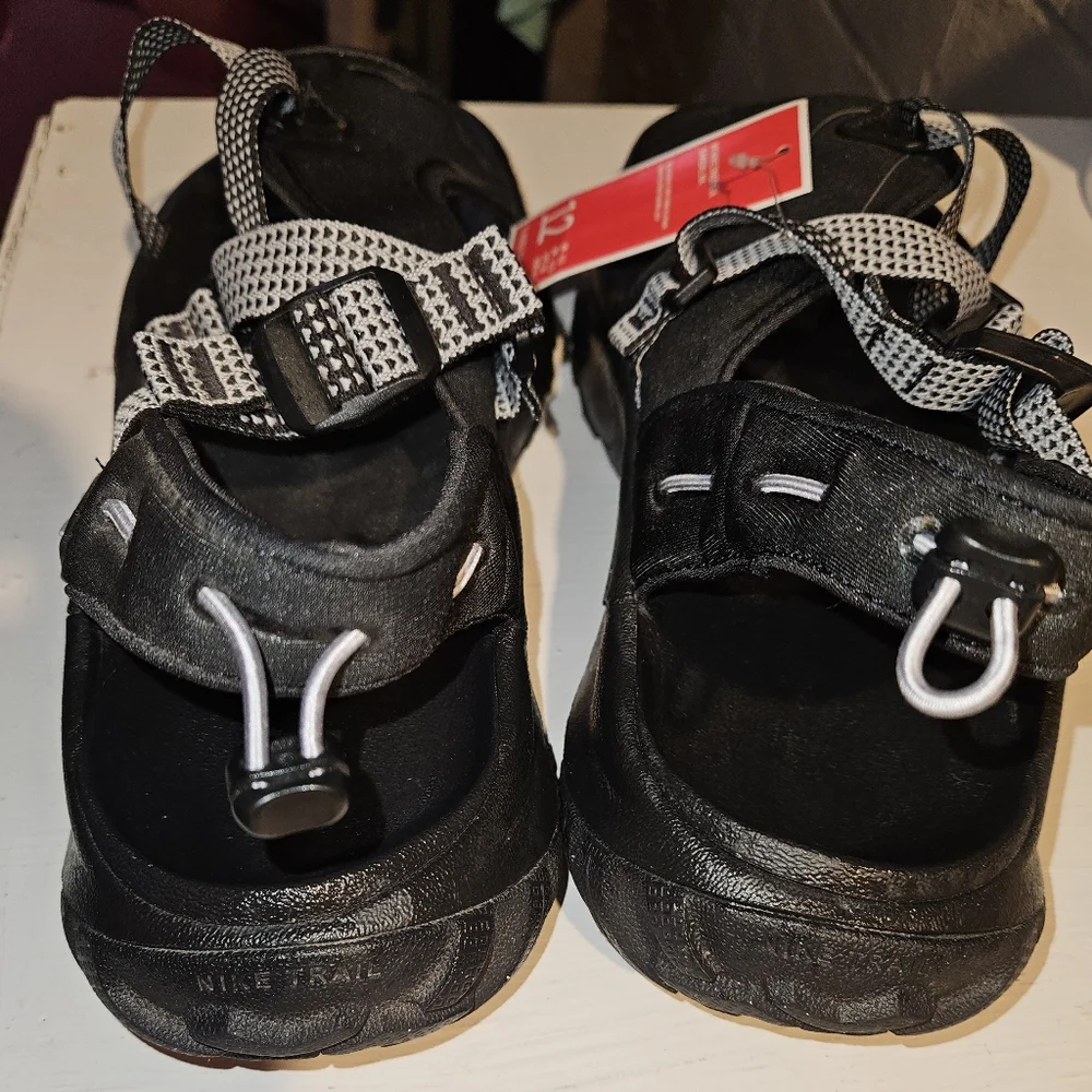 Nike Oneonta Sandal 'Black Pure Platinum' Men Size 12 - Picture 4 of 5
